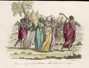 Africa Historical Photographs Drucke: People of Senegal