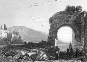 Archaeological Site In Turkey Drucke: Pergamum / Turkey