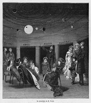 Drucke von Perinis Planetarium, London Wissenschaftsmuseum Drucke: Planetarium Perini