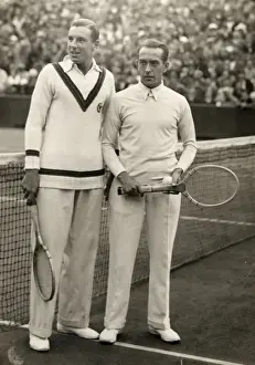 Fred Perry Tennis Drucke: Perry & Cochet