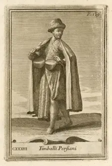 18th Century Music History Drucke: Persian Drum
