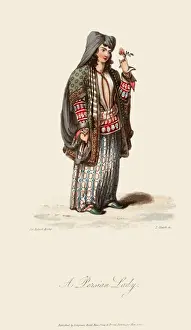 Western Asian Culture Drucke: A Persian lady