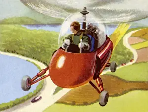 Helicopter Interior Design Drucke: Personal Helicopter