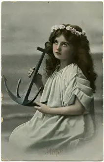 British Maritime Art Drucke: The personification of Hope