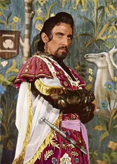 Drucke von Peter Wilton Cushing britischer Schauspieler berühmt für seine Auftritte im Hammer-Horror-Film und bei Star-Wars sowie als künstlerisches Doctor-Who-Personalität dargestellt Horrorfilm-Poster: Pietr Kusching