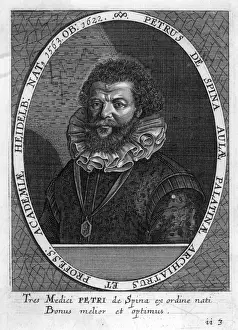19th Century Portrait Art Drucke: Peter De Spina