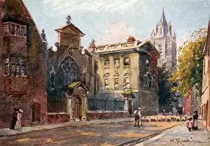 Cambridge Drucke: Petershaus/ Kamerbrücke