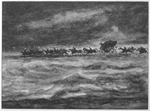 Historical Paranormal Images Drucke: Phantom Coach