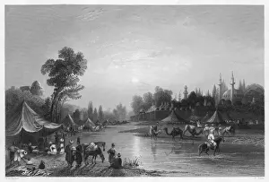 Syrian History Images Drucke: Pharpar River
