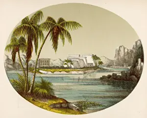 Temple Of Philae Drucke: Philae, Egypt