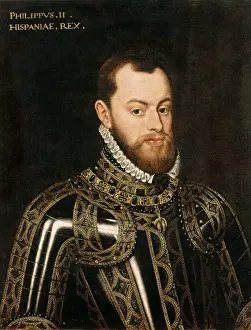 Anonymous Artist Portraits Drucke: Philip II