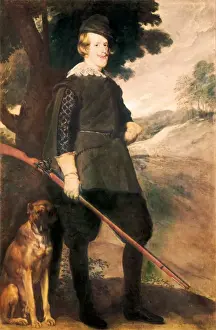 Historical Artwork Import Drucke: Philip IV as a Hunter