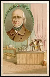 French Inventor Drucke: Philippe De Girard / Card
