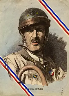 French General WW2 Drucke: Philippe Leclerc de Hauteclocque