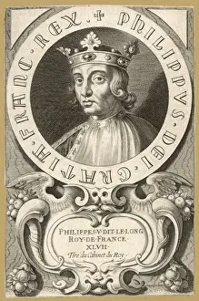 Medieval French Monarchs Drucke: Philippe V Le Long