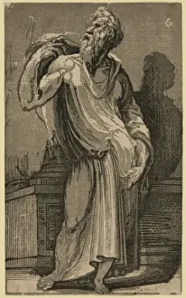 Chiaroscuro Art Drucke: A philosopher
