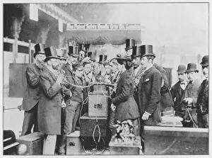 Victorian Era Inventions Drucke: Phonograph Exhibited