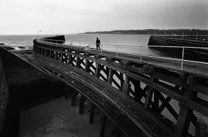 Scharfe alte Dock