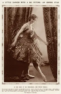 Vintage Ballerina Photos Drucke: Phyllis Bedells 1913