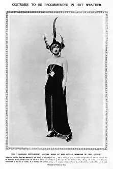 Theatrical Costume Designs Drucke: Phyllis Monkman in Not Likely