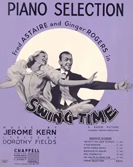 Swing-Zeit Drucke: Klavierauswahl Schwingzeit Musikblattdeckel