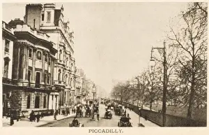 Early 20th Century England Photos Drucke: Piccadilly 1900