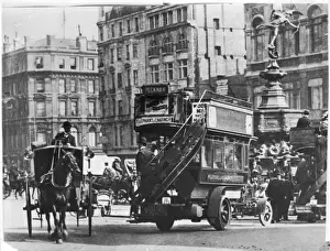 Piccadilly Circus History Drucke: Piccadilly Circus / 1907