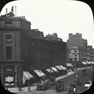 Vintage London Buildings Drucke: Piccadily Circus