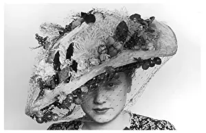 Straw Hat Fashion Drucke: Picture Hat