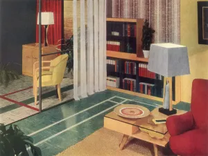Retro Kitchen Appliances Drucke: Interior Squared Date: 1948