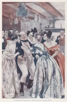 Classic Literature Art Prints Drucke: Picwick & Mistletoe