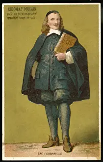 French Literary Figures Drucke: Pierre Corneille