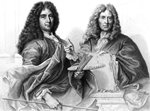 Historical French Painters Drucke: Pierre Mignard - 3
