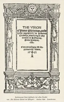 Von Piers Plowman / Vorderseite