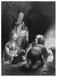 Islamic History Drucke: Pilgrims Resting