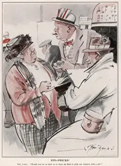 Historical Illustrations Online Drucke: Pin-Pricks By Bert Thomas