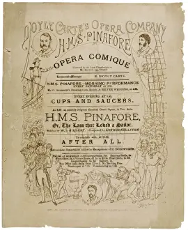 Musical Theatre History UK Drucke: Pinafore / Programme 1