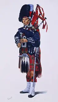 Hauptpiper der Garde Scotts