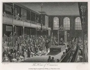 British Prime Minister Drucke: Pitt in Commons / 1804