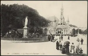 Catholic Pilgrimage Sites Europe Drucke: Place De LA Basilique