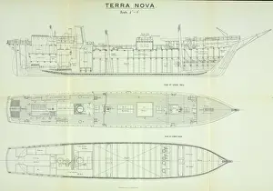 Pläne der Terra-Nova-Schiffes