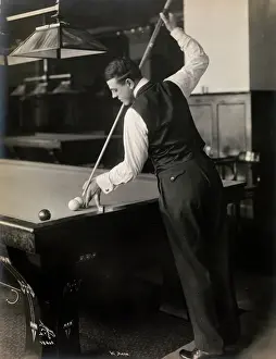 Spiel von Billard spielen