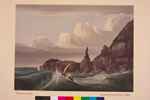 Watercolour Paper Artwork Drucke: Pleaskin Head