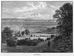 Thames River Views UK Drucke: Plumstead, London