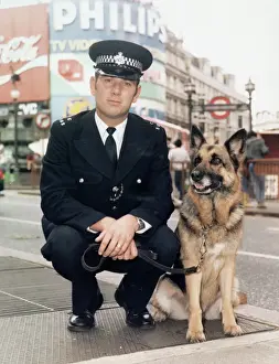 Polizei Drucke: Polizeihundehalter