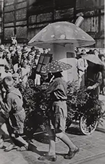 Polsische Pfadfinder bei einem Event