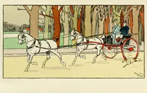 Horse Drawn Vehicle Images Drucke: Pony & trap