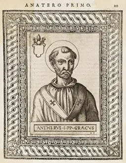 Early Christian History Drucke: Pope Anterus