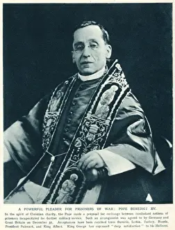 World War 1 Leaders Drucke: Pope Benedict XV