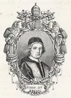 Catholic Popes Drucke: Pope Benedictus XIV